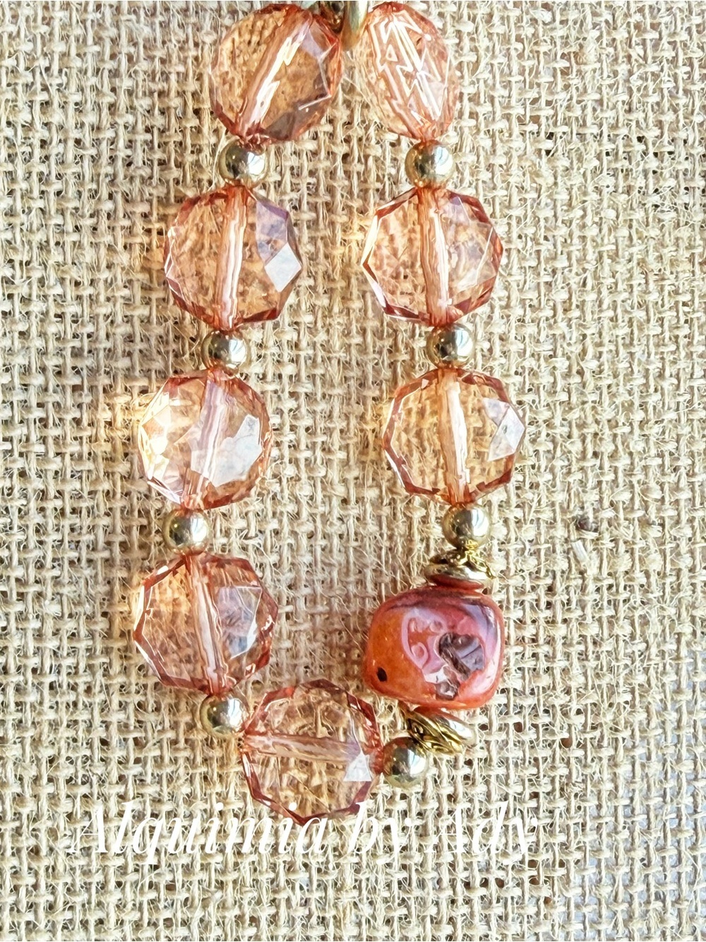 CARNELIAN Beaded Stretch Bracelet